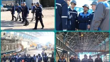 بازدید قائم‌مقام و معاون اعتبارات بانک تجارت از شرکت فولاد سرمد ابرکوه