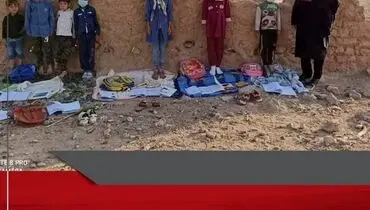 مدرسه سازی گل گهر در روستای چاه تلخ