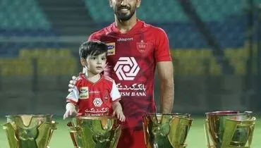 عکس یادگاری پرسپولیسی ها با فرزندانشون+عکس