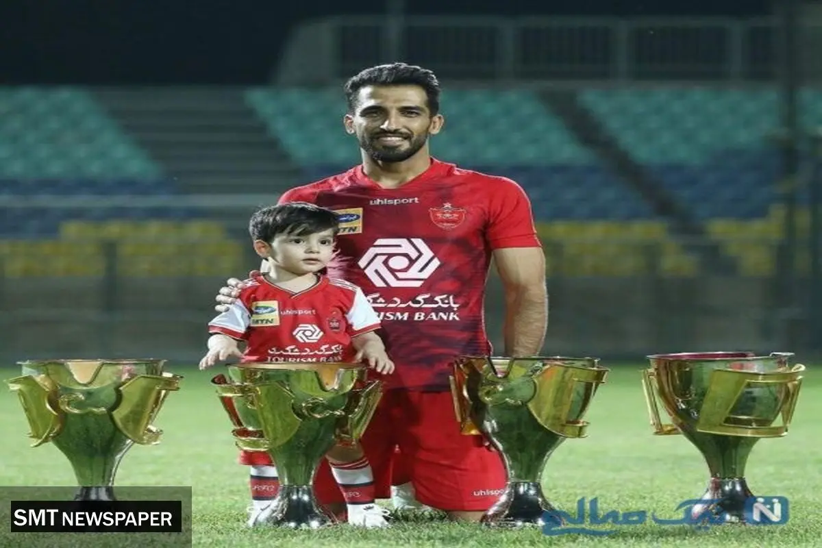 عکس یادگاری پرسپولیسی ها با فرزندانشون+عکس