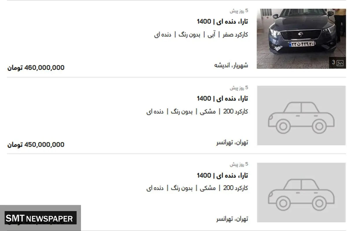 فروش این خودرو در بازار با ۱۶۰ میلیون سود!
