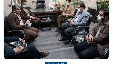جلسه مدیر مجتمع صنعتی چادرملو با شهردار اردکان