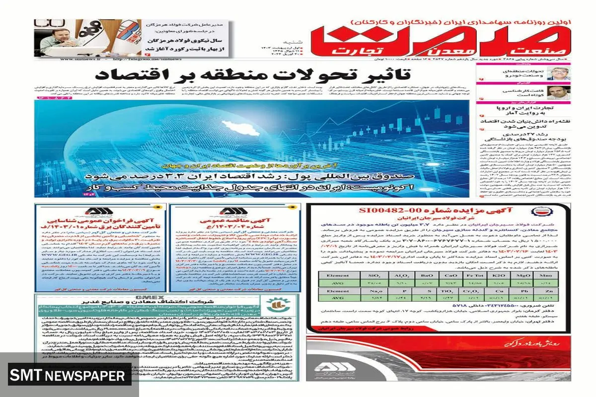تاثیر تحولات منطقه بر اقتصاد