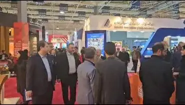 بازدید مهندس امیر علی طاهرزاده مدیر عامل چادرملو از نمایشگاه متافو