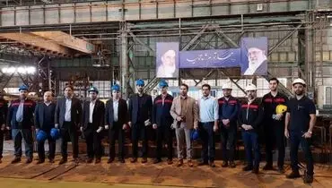 بازدید مدیرکل ماشین آلات و تجهیزات وزارت صمت از فولاد اکسین خوزستان