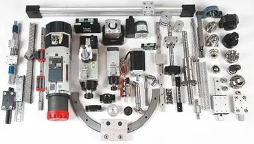 قطعات اصلی دستگاه CNC