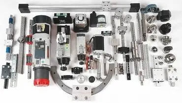 قطعات اصلی دستگاه CNC