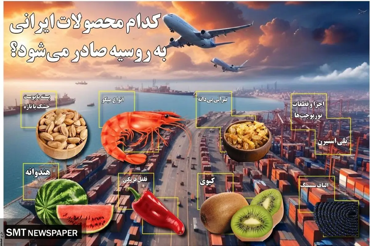 کدام محصولات ایرانی به روسیه صادر می شوند؟