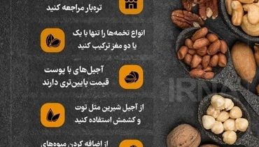 ۷ راهکار برای خرید ارزان تر آجیل شب یلدا