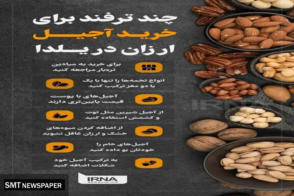 ۷ راهکار برای خرید ارزان تر آجیل شب یلدا
