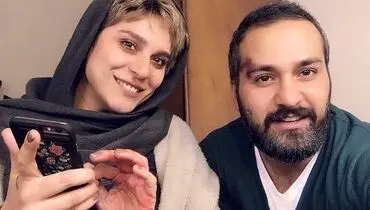 عکس صمیمی میلادکی مرام و سحردولتشاهی در کنارهم
