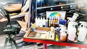 مراقبت از قسمت‌های چرمی کابین در کارواش تاچلس مدوسا