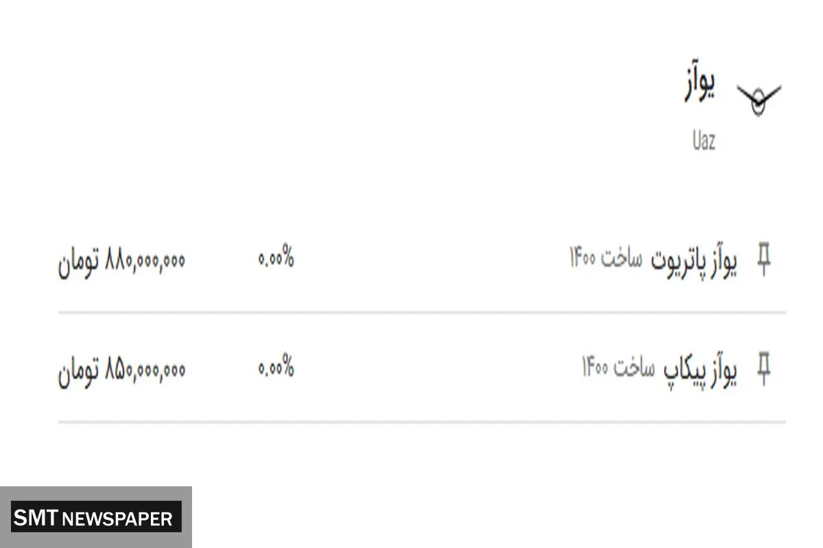 خودروهای روسی در بازار چند؟