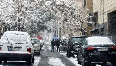  بارش برف و باران در بخش‌های شمالی شهر تهران !