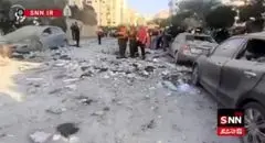  حجم عظیم ویرانی‌ها در بئرالسبع پس از حملات ایران+ فیلم