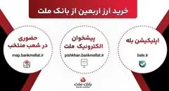 افزایش ظرفیت پذیرش مشتریان در بانک ملت برای فروش حضوری و غیرحضوری ارز اربعین