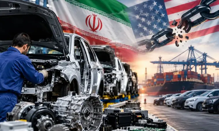 زنگ خطر تحریم جدید برای قطعات وارداتی خودرو