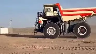 تماشا کنید؛ ایران به جمع سازندگان دامپتراک ۱۵۰ تنی جهان پیوست
