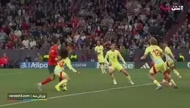 خلاصه بازی پرتغال 2 (5) - اسپانیا 2 (3) + فیلم