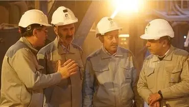 بازدید میدانی مدیریت عالی شرکت فولاد خراسان از خطوط تولیدی