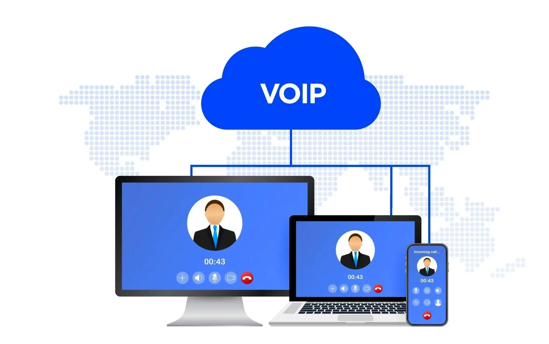 مدیریت تماس حرفه‌ای با تلفن سازمانی نکسفون