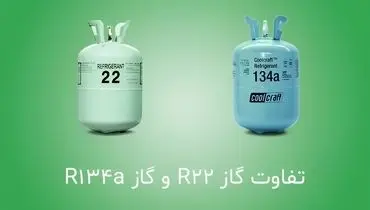مقایسه گاز R22 و R134a؛ بررسی فنی، اقتصادی و زیست‌محیطی
