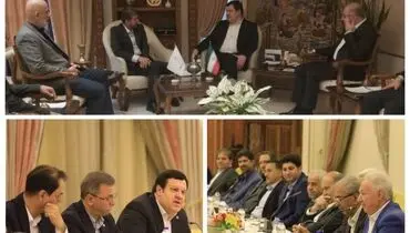 نشست های جداگانه مدیرعامل بانک ملت با استاندار و فعالان اقتصادی استان اصفهان