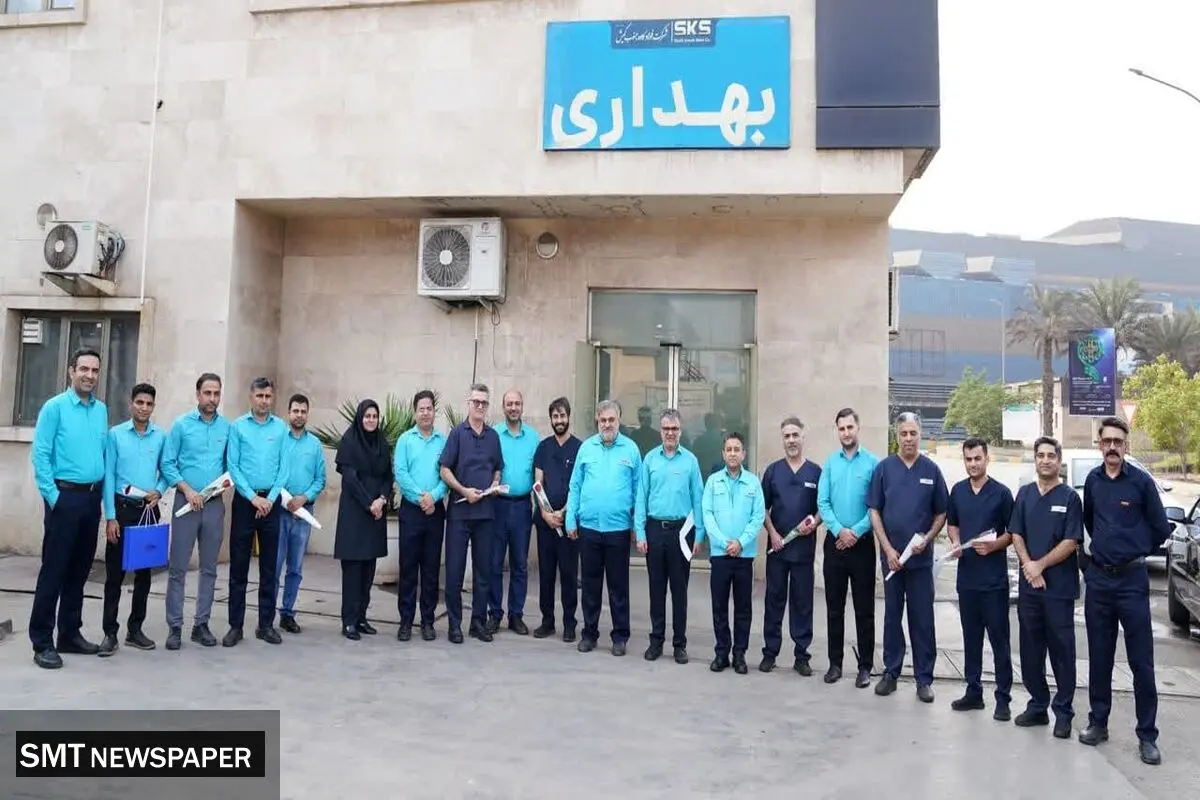 تجلیل از مدافعان سلامت و همکار روشن‌دل شرکت فولاد کاوه جنوب کیش