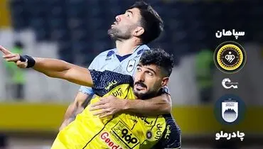 خلاصه بازی سپاهان 1 - چادرملو 0