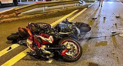 مشهد در شوک حادثه بامدادی؛ مرگ راکب موتور زیر چرخهای تیبا