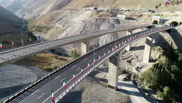 پایان ساخت پیچیده‌ترین بخش آزادراه تهران–شمال | مسیر کرج–چالوس ۵ کیلومتر کوتاه‌تر شد