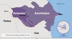  40کیلومتر تا تغییر نقشه اقتصاد قفقاز