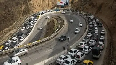 جاده چالوس بسته شد