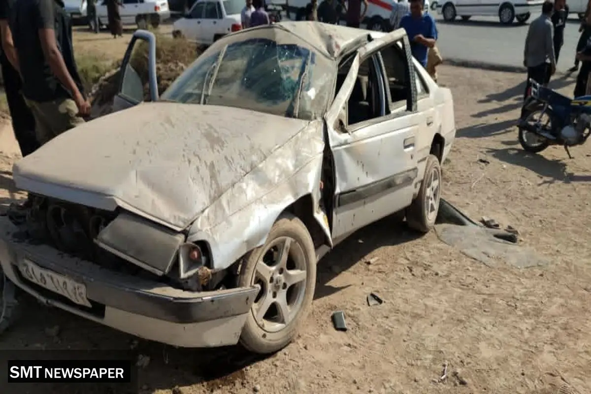 واژگونی خودروی حامل دانش‌آموزان در دزفول؛ 1 کشته و 4 مصدوم