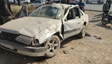 واژگونی خودروی حامل دانش‌آموزان در دزفول؛ 1 کشته و 4 مصدوم