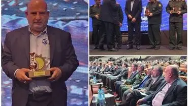 تندیس «پیشرانان صنعت» به مدیرعامل توسعه نیشکر رسید/ توسعه نیشکر، پیشرو در تولید و توسعه اقتصادی