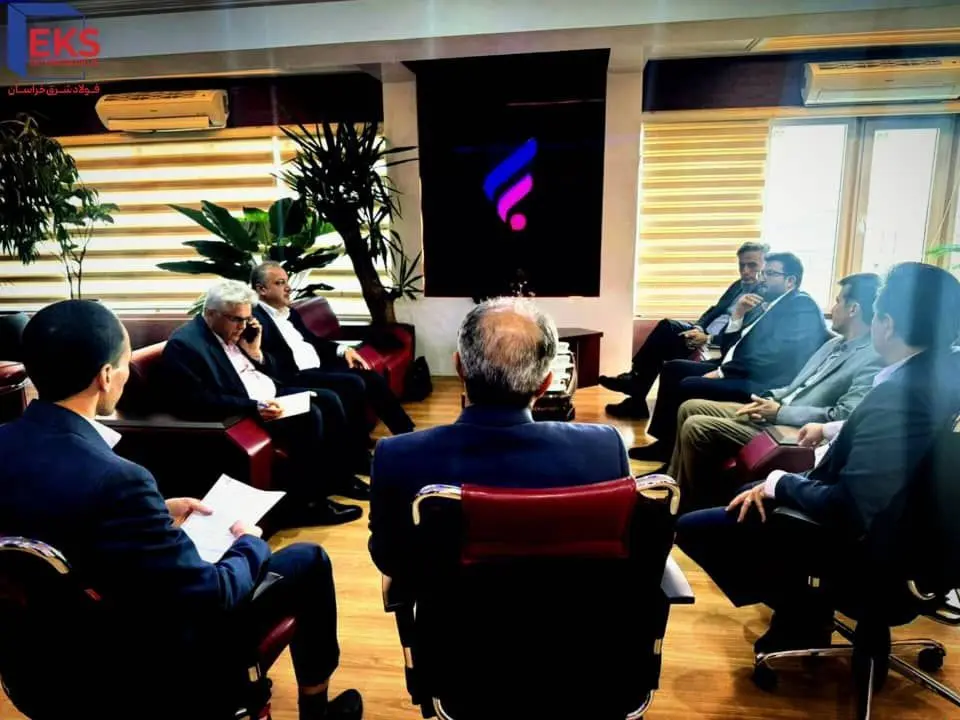 نشست راهبردی مدیران شرکت فولاد شرق خراسان با مدیران بانک رفاه خراسان برای تسهیلات ۱۵۰۰ میلیاردی
