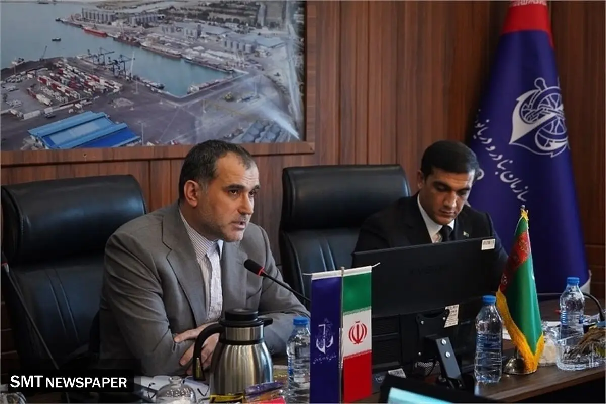 سرکنسول ترکمنستان از ظرفیت­ های ترانزیتی بندر امیرآباد