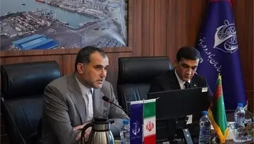 سرکنسول ترکمنستان از ظرفیت­ های ترانزیتی بندر امیرآباد