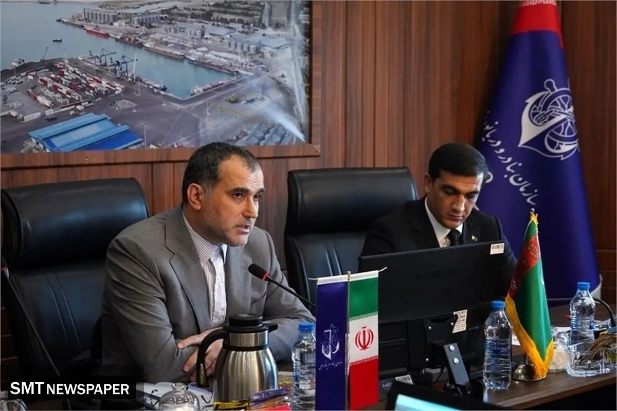 سرکنسول ترکمنستان از ظرفیت­ های ترانزیتی بندر امیرآباد