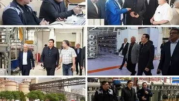 بازدید مدیرعامل بانک ملت از شرکت های تولیدی و صنعتی استان های زنجان و قزوین