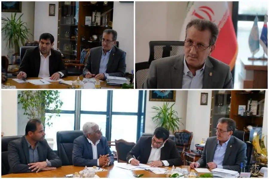 نشست معاون وزیر راه و شهرسازی و مدیرعامل سازمان بنادر با نماینده مردم آبادان در مجلس شورای اسلامی