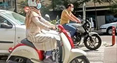 موتورسواری بانوان در مسیر قانون