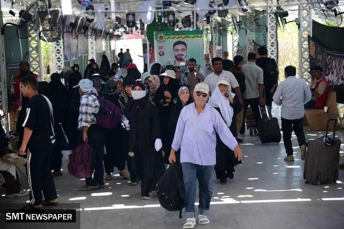 ثبت تردد بیش از ۳۳۴ هزار زائر از مرزهای خوزستان؛ شلمچه در صدر جابه‌جایی زائران اربعین