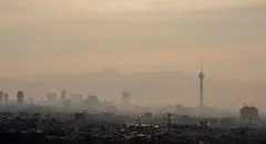 تهران در وضعیت هوای ناسالم