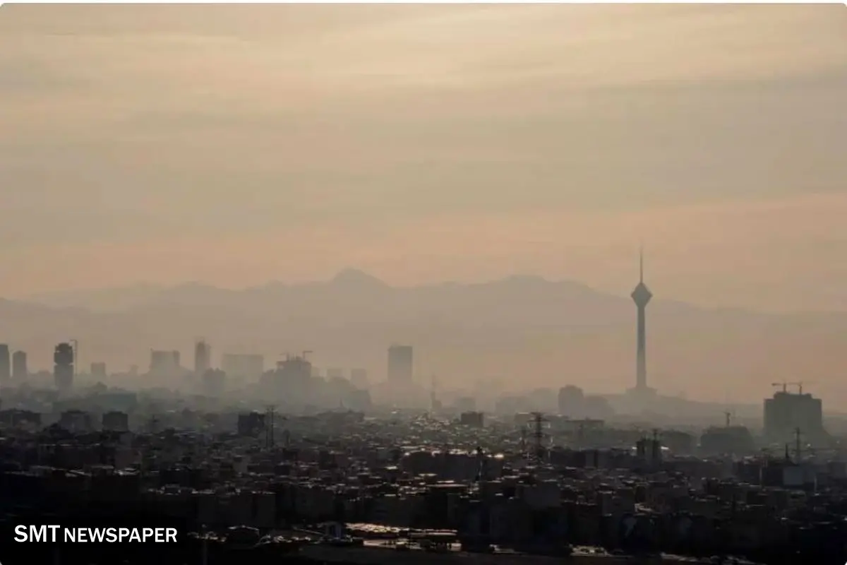 تهران در وضعیت هوای ناسالم