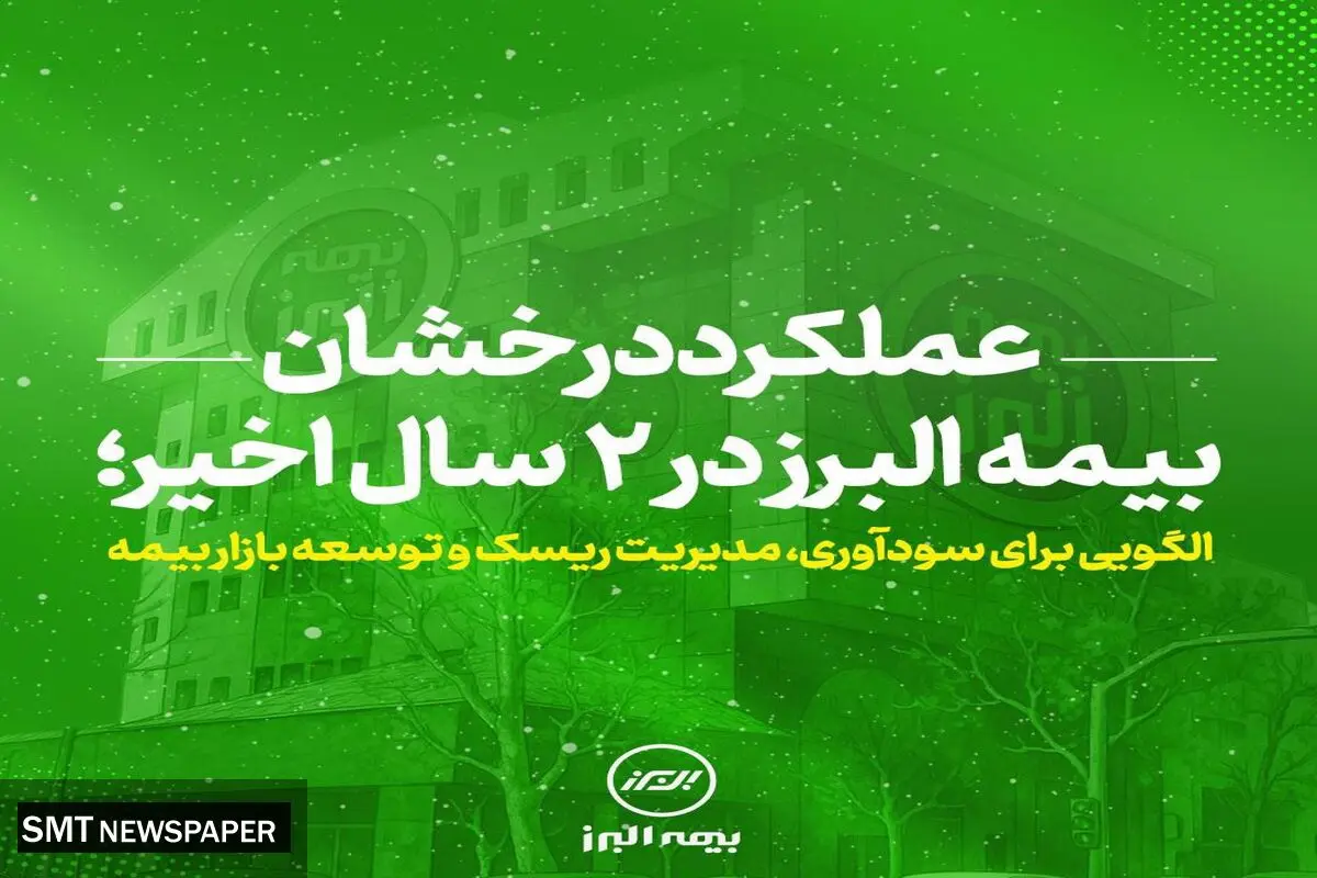 عملکرد درخشان بیمه البرز در ۲ سال اخیر