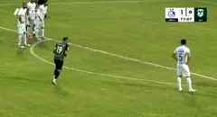 گل اول خیبر خرم آباد به استقلال + فیلم