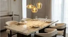 انتخاب میز نهار خوری سنگی 