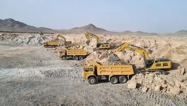 ویدئو: فعالیت شبانه‌روزی معدن‌کار باختر در معدن مس جانجا؛ ۱۲ میلیون تن باطله‌برداری تاکنون